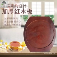 Thickened iron plate heat insulation board round baking tray heat insulation board mat steak iron plate base heat insulation anti-scalding board mat