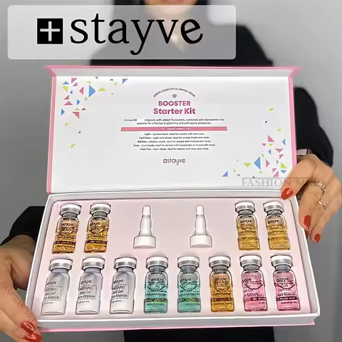 Korea Original Stayve BB Cream Glow Beginner Starter Kit Niacinamide/Peptide Face Skin Care Serum Es