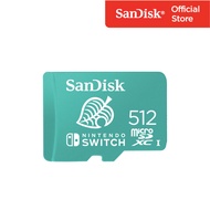 SanDisk and Nintendo Cobranded microSDXC 512GB SQXAO U3 C10 UHS-1 100MB/s R 90MB/s (SDSQXAO-512G-GN3