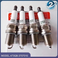 4pcs/set Original Engine Spark Plug For BYD F3/F3R/G3/L3/G3R/F5 Suri 473QB-3707010