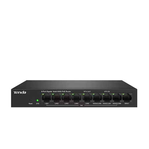 TENDA triple 5/9-port full Gigabit PoE router G0-PoE/G0-5G-PoE/G0-8G-PoE IPTV AC Dual-core CPU 1000M