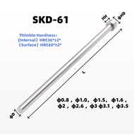 SKD61 Ejector Pin SKD-61 Die Casting Mold Ejector Pin Injection Mould Core Pin High Hardness