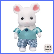 Sylvanian Families Doll 【Marshmallow Mouse Boy】 NE-105 ST Mark Certification 3 Years and Older Toy Doll House Sylvanian Families EPOCH Company EPOCH