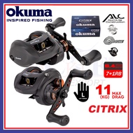 11kg Max Drag Okuma Citrix Ci 364LXa Baitcasting Fishing Reel 7+1BB Low Profile BC Left Handle Mesin Pancing Outdoors