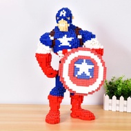 Large Size CAPTAIN AMERICA 3D assembly model toy that can be given as a gift or room decoration