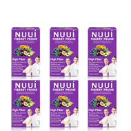*NUUI FIBERRY* PRUNE หนุย ไฟเบอร์รี่ พรุน ช่วยกระตุ้นการขับถ่าย 1*10 (1 กล่อง มี10 ซอง) ใยอาหารสูง ม