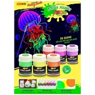 Thien Long - Box of 6 Neon Watercolors WACO-C011