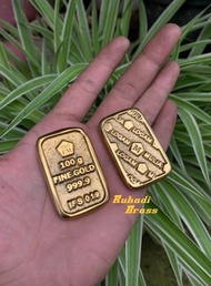 Diecast Fine Gold - Miniatur Emas Batangan 999.9 Kuningan Gold 100