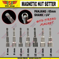 MATA Magnetic Nut Socket Wrench Setter 8-14mm Roofing Drill Bit Socket Bit Rofing Drill Bit