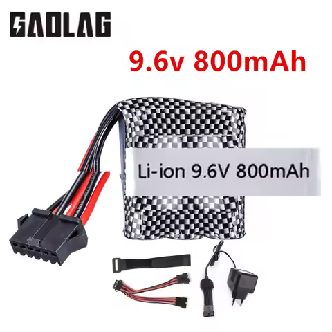 16500 Battery 9.6V 800mAh Li-ion battery for 9115 9116 S911 S912 High Power RC Truck RC car
