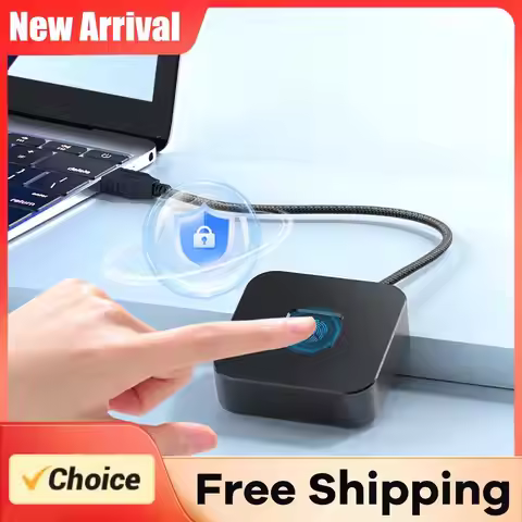 USB Fingerprint Reader with 5ft Cable Fingerprint Scanner For Windows Hello Fingerprint Reader for W