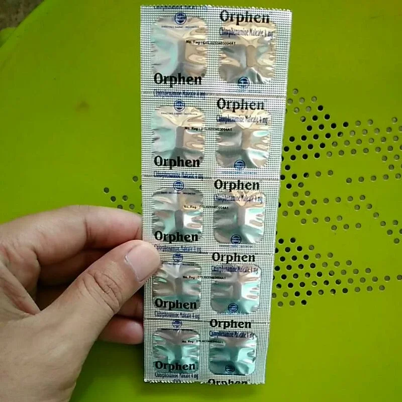 Orphen obat gatal dan alergi 1 Strip 10 biji
