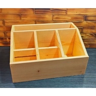 Wooden Office Desk Organizer