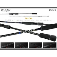 ZEN ZAGAN X EA TAICHI FISHING JIGGING ROD PE 2.5 & PE 3.5 Fast / Mix 300gm ( SPINNING & BAITCAST TYP