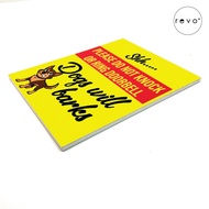 FUNNY CUTE DO NOT KNOCK, DO NOT DISTURB, DND WARNING & INSTRUCTION & NOTICE SIGN