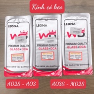 Samsung a02s glass, screen laminated glass with oca glue, samsung S124DL glass. A025