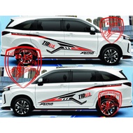 NEW stiker mobil Daihatsu Xenia stiker mobil new all Daihatsu Xenia 2022 mobil stiker cutting terlar