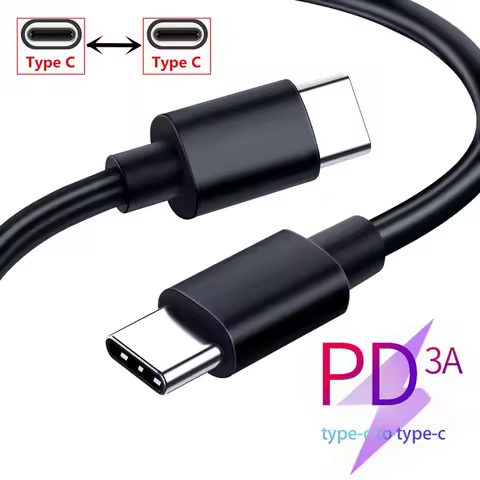 USB C to USB Type C For Samsung S20 PD 0.2m 1m 2m Cable For Huawei P50 P40 P30 Pro Xiaomi 11 10 Ultr