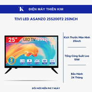 Tivi led Asanzo 25S200T2 25inch - Bảo Hành 24 Tháng Toàn Quốc