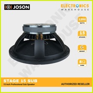 ◪ ☃ ☇◑ Joson Stage 15 Sub 1000-1200W 15 Inch Professional Sub Speaker