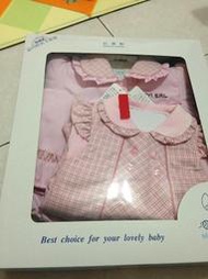 全新  MI JYI ERL 女套裝禮盒 (粉) 3836 附手提帶  嬰幼兒服飾 嬰幼兒套裝