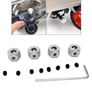 [mojotorw7] Rc Car Hex Hub Adapter 4pcs Aluminum Alloy 5mm to 12mm Wheel Hex Hub Adapter wpl