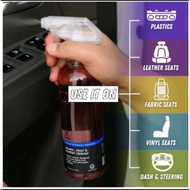 Purewax Car Interior Care Plastic,Vinyl&amp; leather Cleaner(474ml)+ 2