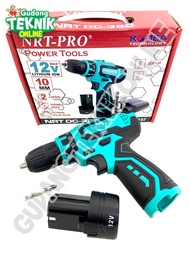 (NRT PRO 320DC) Mesin Bor Tangan CORDLESS 10mm NRT PRO 320DC 12V  / Bor BATERAI 10 mm DC 320 - ScrewDriver BATTERY 320-DC NRT PRO 12 Volt