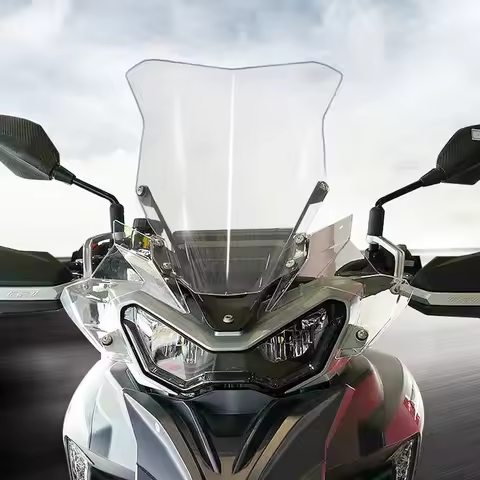 For QJMOTOR SRT750 SRT800 SRT900 High Windshield Modification For Benelli TRK902X Windshield Chest P