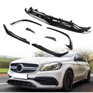 Mercedes Benz W176 A250 A45 AMG Front Bumper Canard Lip Splitter trim bumper accessories
