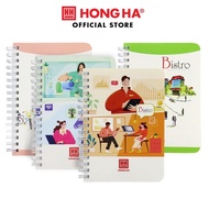 XO (genuine)Bistro A6 Vertical Spring Notebook 200 Pages 2836 (Random Picture)