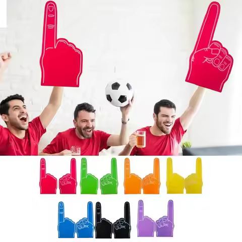 Giant foam finger Sports Cheerleading Party Hand Noise Makers Giant Hands Sports Favors Cheering Pal