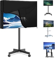 LYHNMW Mobile Outdoor TV Stand Cover, Heavy Duty 600D Oxford Fabric Waterproof Dustproof TV Screen C