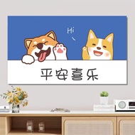 Ready-made TV dust cover, fully elastic55Inch65New Chinese-style curved wall-mounted TV cover85inch 