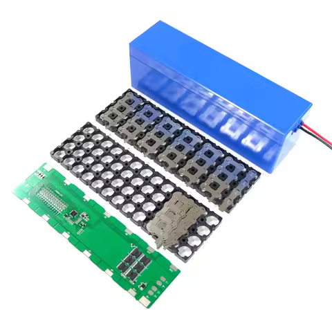 12V 24V 36V 48V 10Ah-20Ah battery case 13S4P holder nickel wire 13S 48V30A BMS Lithium battery box C