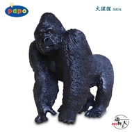 French PAPO children's plastic simulation wild animal model toy ornaments gorilla 50034 King Kong gift