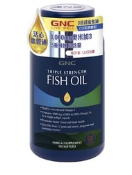 GNC 3倍超級魚油(膠囊裝) 120粒