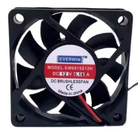 New Cooler Fan for EVERWIN EW6015S12H 12V 0.18A Cooling Fan 6CM 60*60*15mm