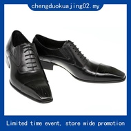 Aufu Shoes3717  Men's Square Toe Leather Shoes British Casual Pumps     Lace-up Men's Shoesshoes RNF