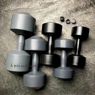 Empty Barbell Dumbell PVC Plastic Thickness 3kg 5kg 7kg 10kg Dumbbell