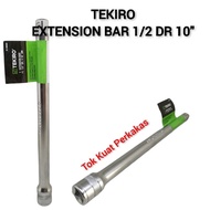 Extension Bar 1/2 dr 10" TEKIRO Socket Connection