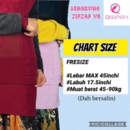 hoddie BENGKUNG ZIP ZAP CZER/NORMAL QRUSNITA