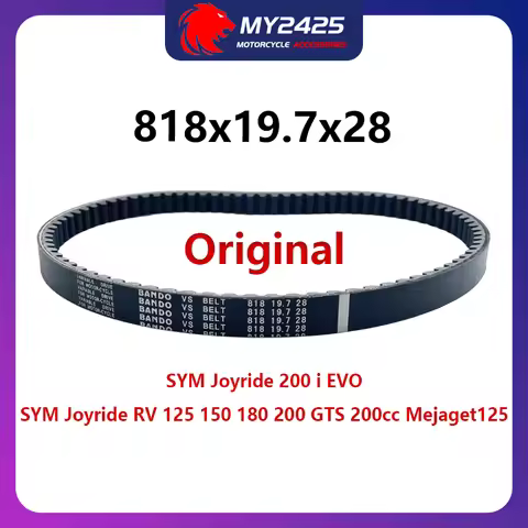 818x19.7x28 Original CVT Drive Belt For SYM Joyride 200 i EVO SYM Joyride RV 125 150 180 200 GTS 200