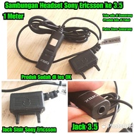 Sambungan Headset Sony Ericsson ke Jack 3.5 Adapter Hf Soner ke Headse