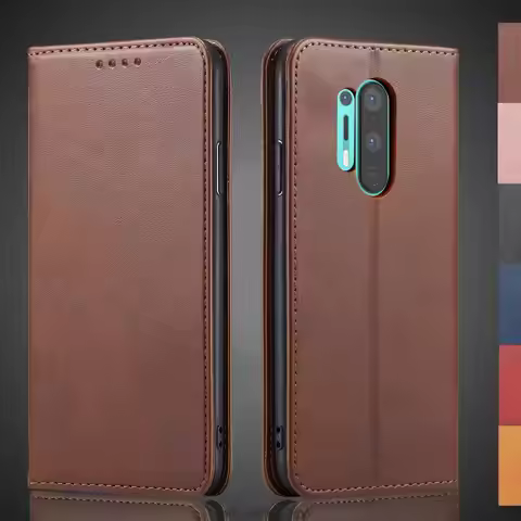 Magnetic attraction Leather Case for Oneplus 8 Pro One plus 8Pro 1+8 Pro Holster Flip Cover Case Wal
