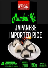 SHAKTI BABA MUMBAI KA JAPANESE IMPORTED RICE 5KG(This is not Basmati Rice)