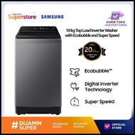 TERMURAH Samsung Mesin Cuci Top Loading Ecobubble 10 KG -