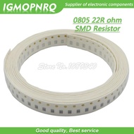 300pcs 0805 SMD Resistor 22 ohm Chip Resistor 1/8W 22R ohms 0805-22R