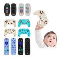 【Hot-Selling】 Silicone Baby Remote Control Teether Toy For Babies 6-12 Months Game Handle Early Educational Teething Boys Girls Baby Chew Toys