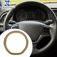 X AUTOHAUX Steering Wheel Cover Rubber Car Steering Wheel Protector 14.96" Black 1 Pc